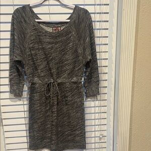 Juicy Couture Charcoal Long Sleeve Dress